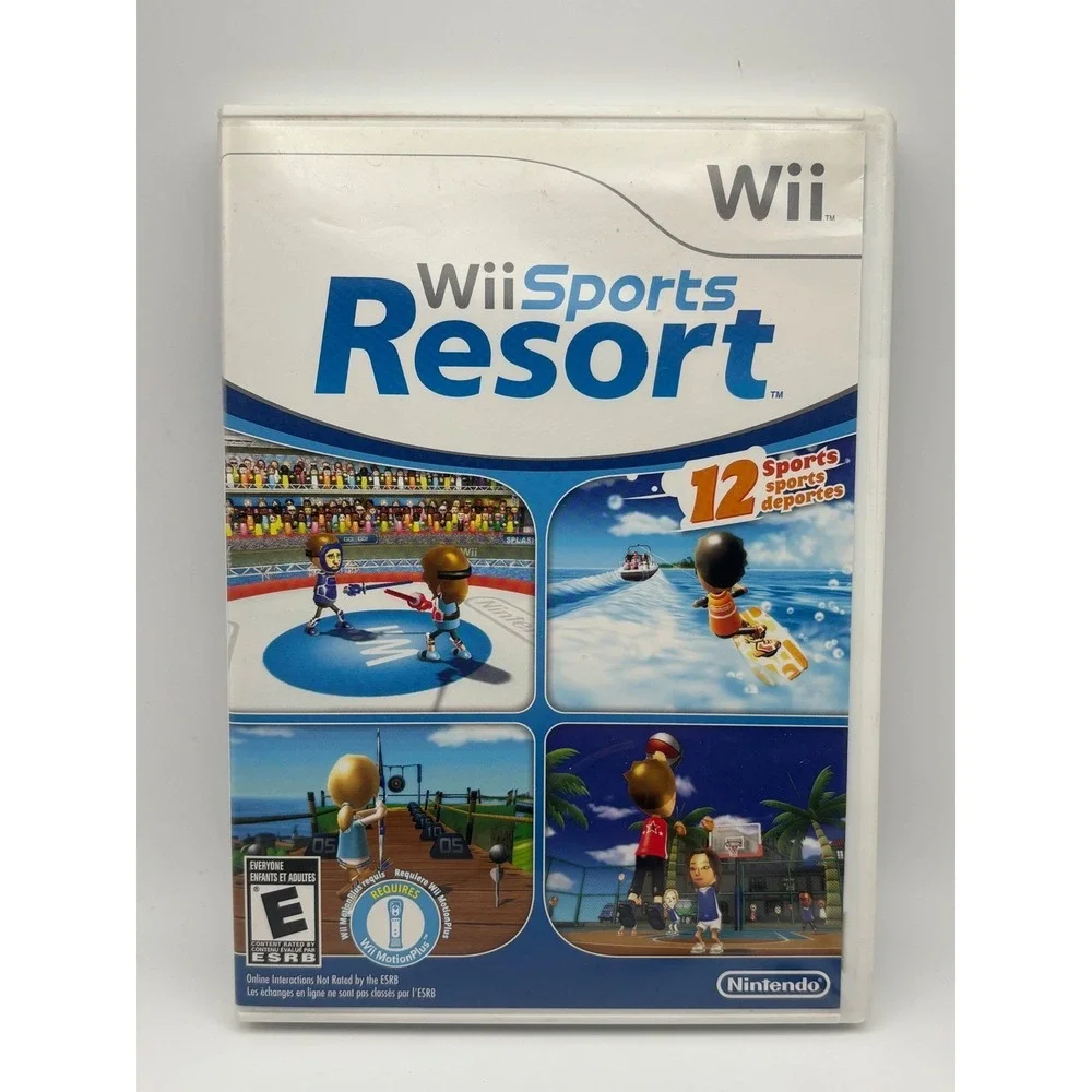 Wii Sports Resort Nintendo Wii Game CIB Manual 12 Sports RVL-RZTE-USA